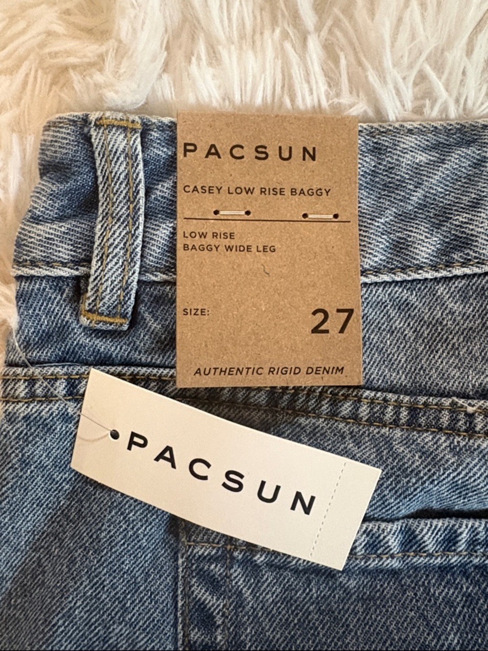 PacSun Casey Low Rise Baggy Wide Leg Jeans- Astrid - Picture 4 of 8